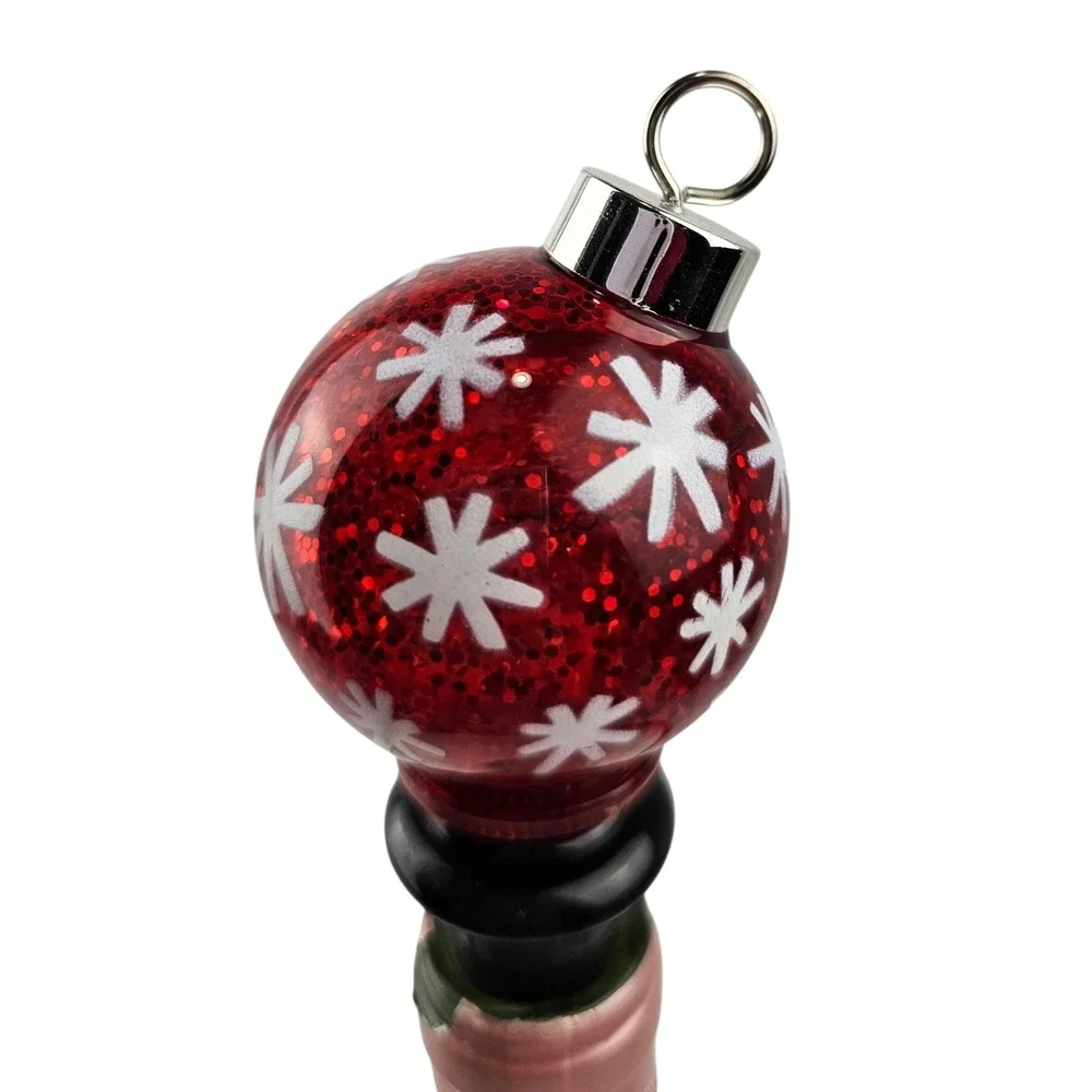 Christmas Wine Bottle Stoppers Red Truck Ornament Holiday Decor‎ Set